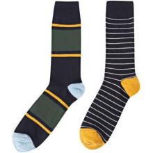 15PKSC03 последний контрастность цвет полосы хлопок спандекс носки
